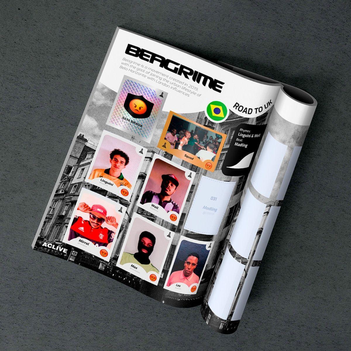 Portada de Sencillo/EP "Beagrime", de Linguini