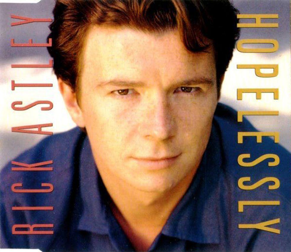Capa do álbum "Hopessly ", de Rick Astley