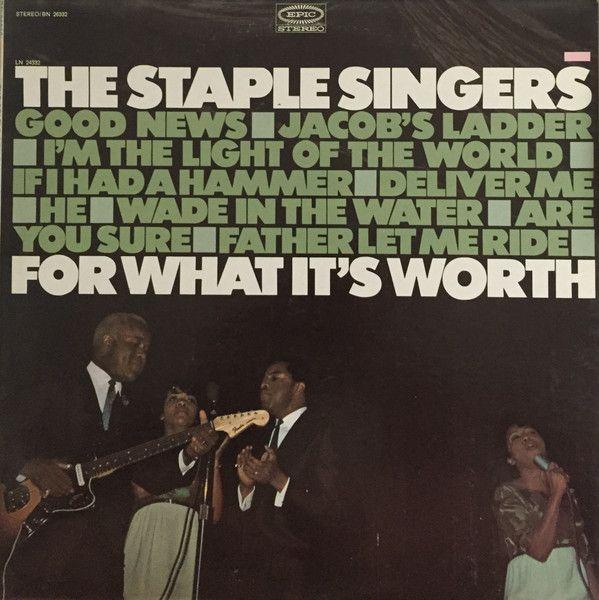 Portada de Álbum "For What It's Worth", de The Staple Singers
