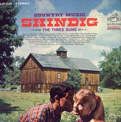 Capa do Álbum "Country Music Shindig", de The Three Suns
