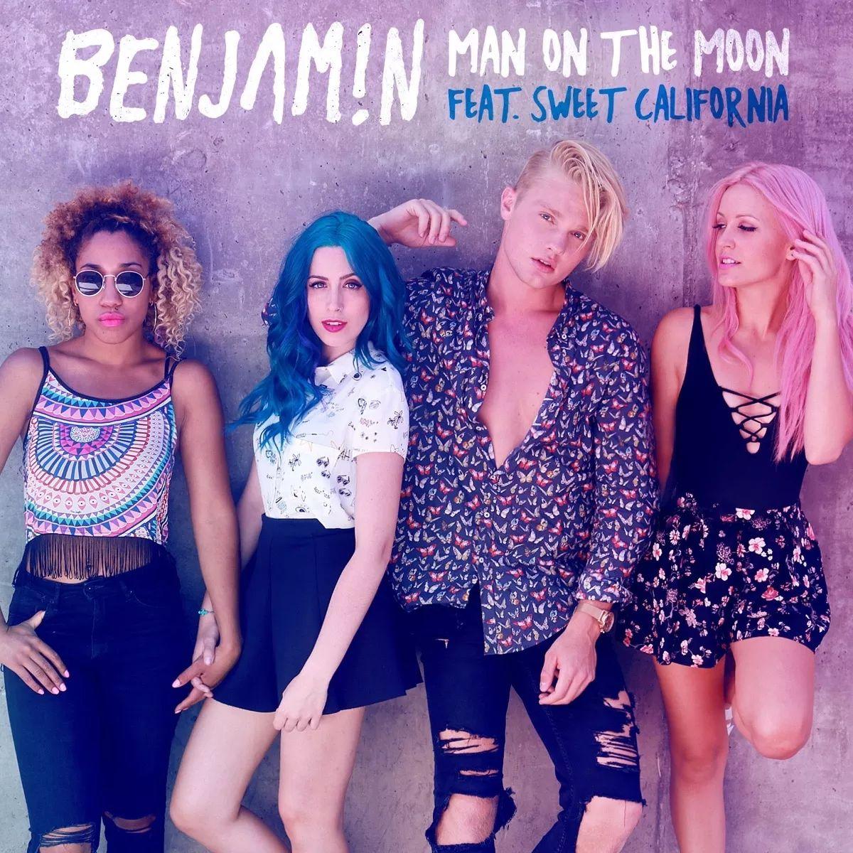 Portada de Sencillo/EP "Man On The Moon (feat. Sweet California)", de Benjamin (Finlândia)