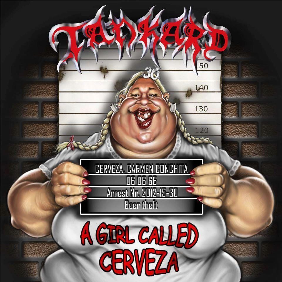 Portada del álbum "A Girl Called Cerveza", de Tankard