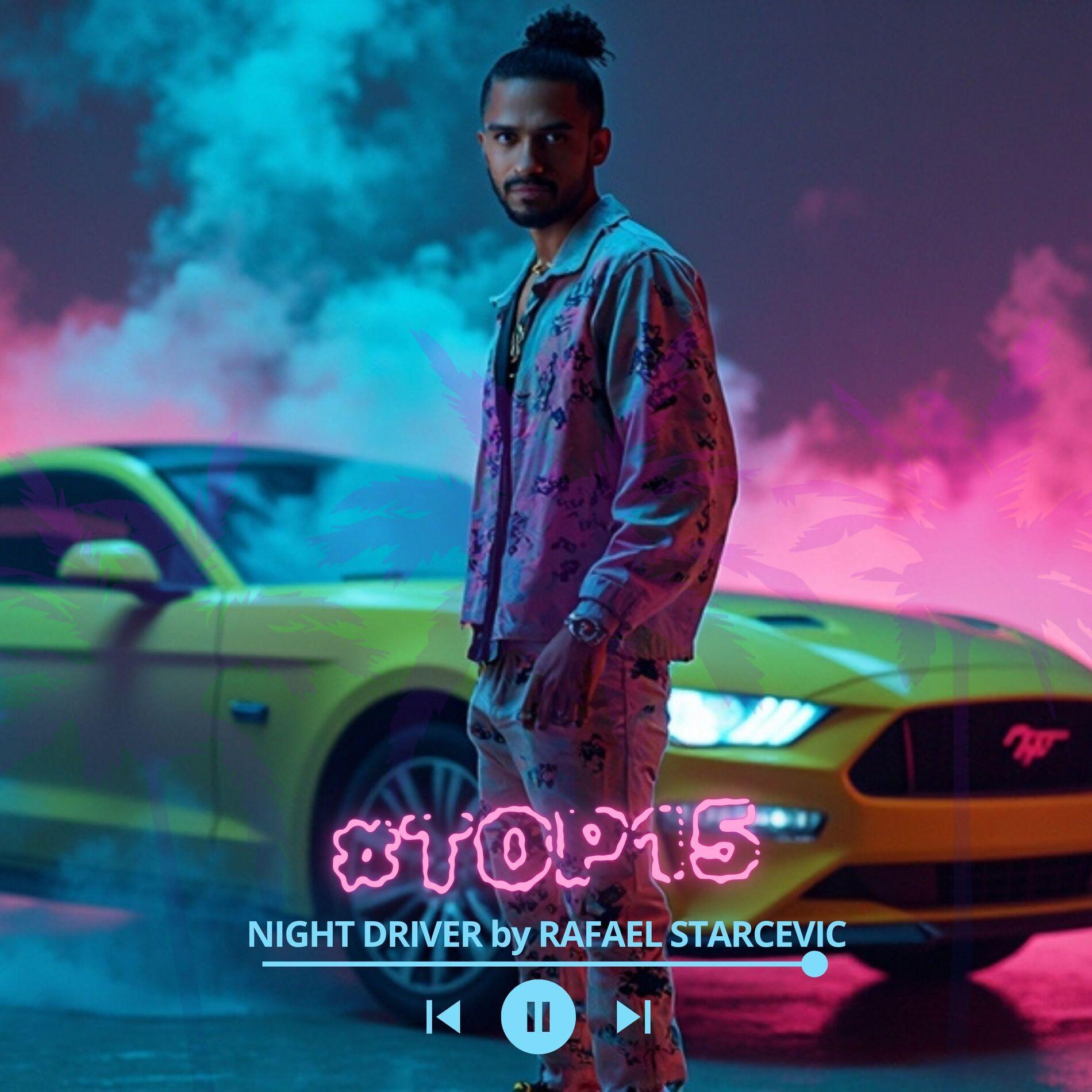 Capa do Álbum "Night Driver", de Rafael Starcevic