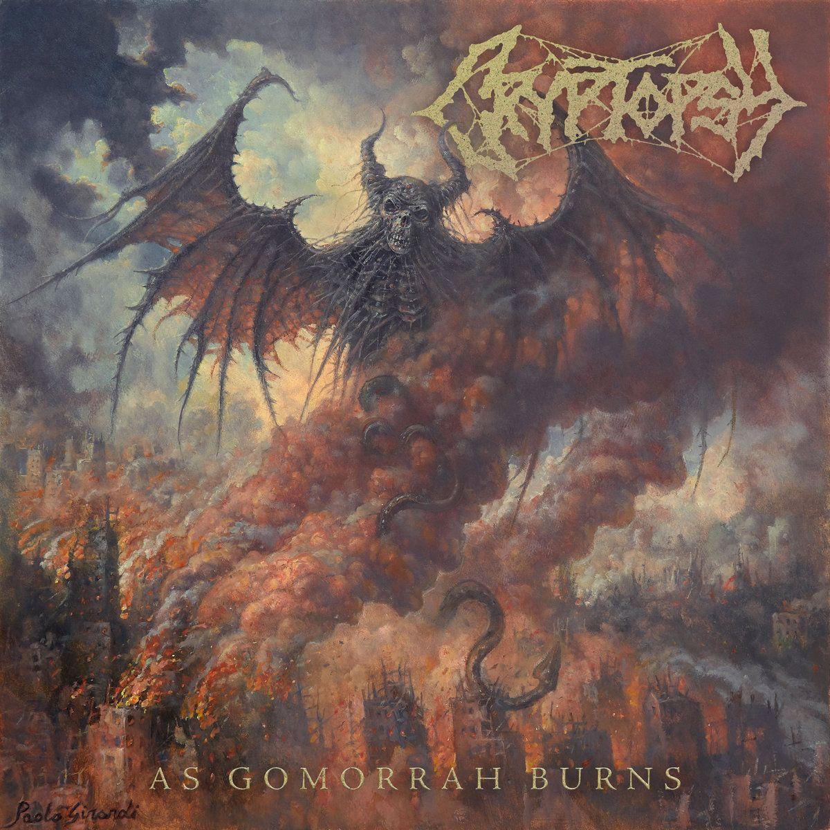 Album cover of "As Gomorrah Burns" by Cryptopsy