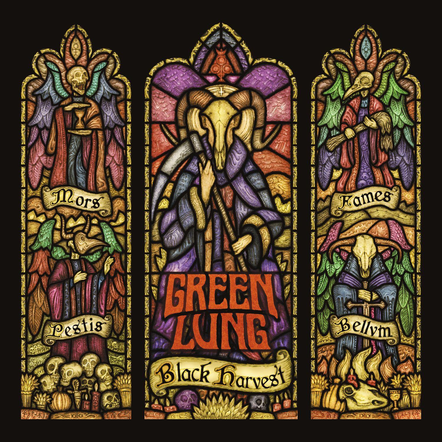 Portada de Álbum "Black Harvest", de Green Lung
