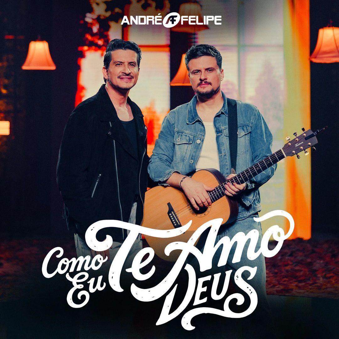 Portada del álbum "Como Eu Te Amo Deus", de André e Felipe
