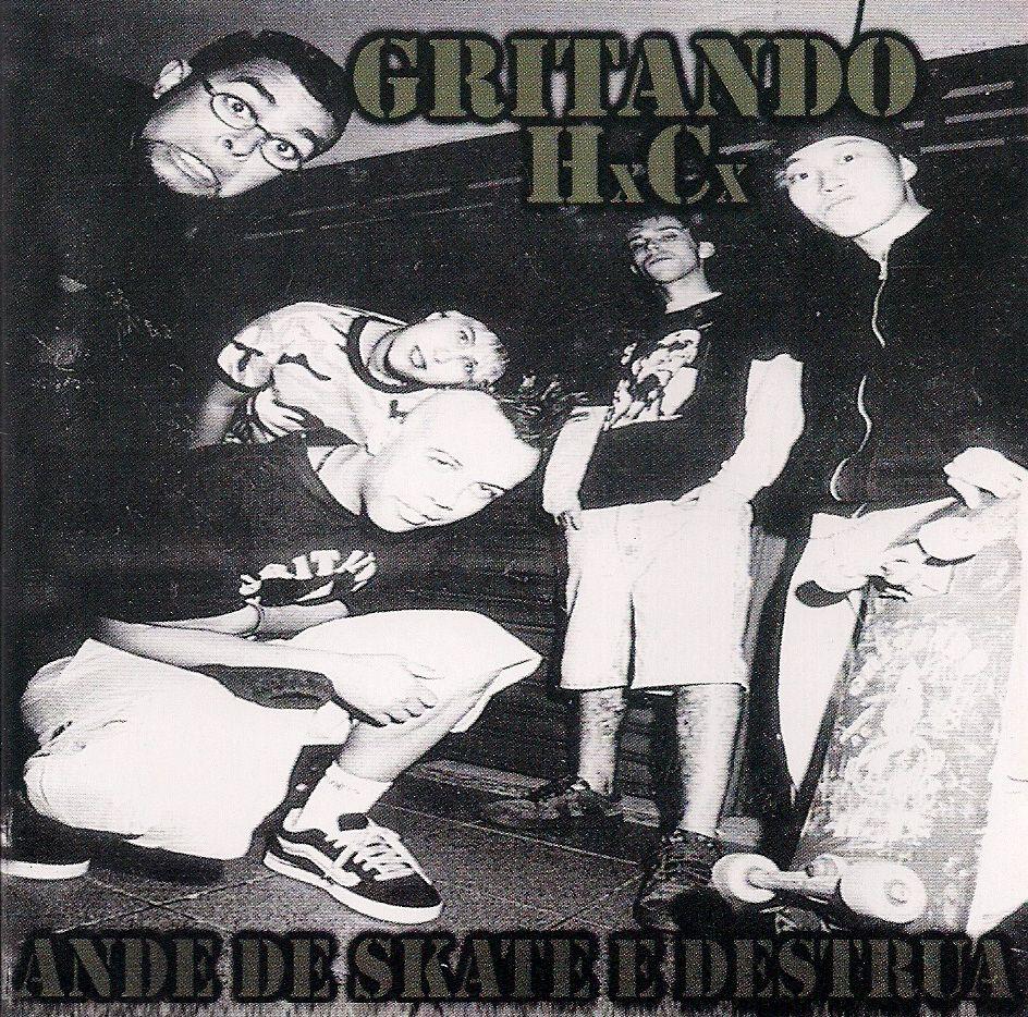 Capa do Álbum "Ande de Skate e Destrua ", de Gritando Hc