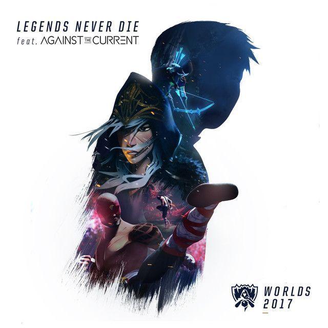 Portada de Sencillo/EP "Legends Never Die", de League of Legends (LoL)