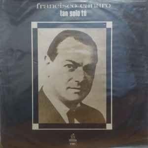 Portada de Álbum "Tan Solo tu", de Francisco Canaro
