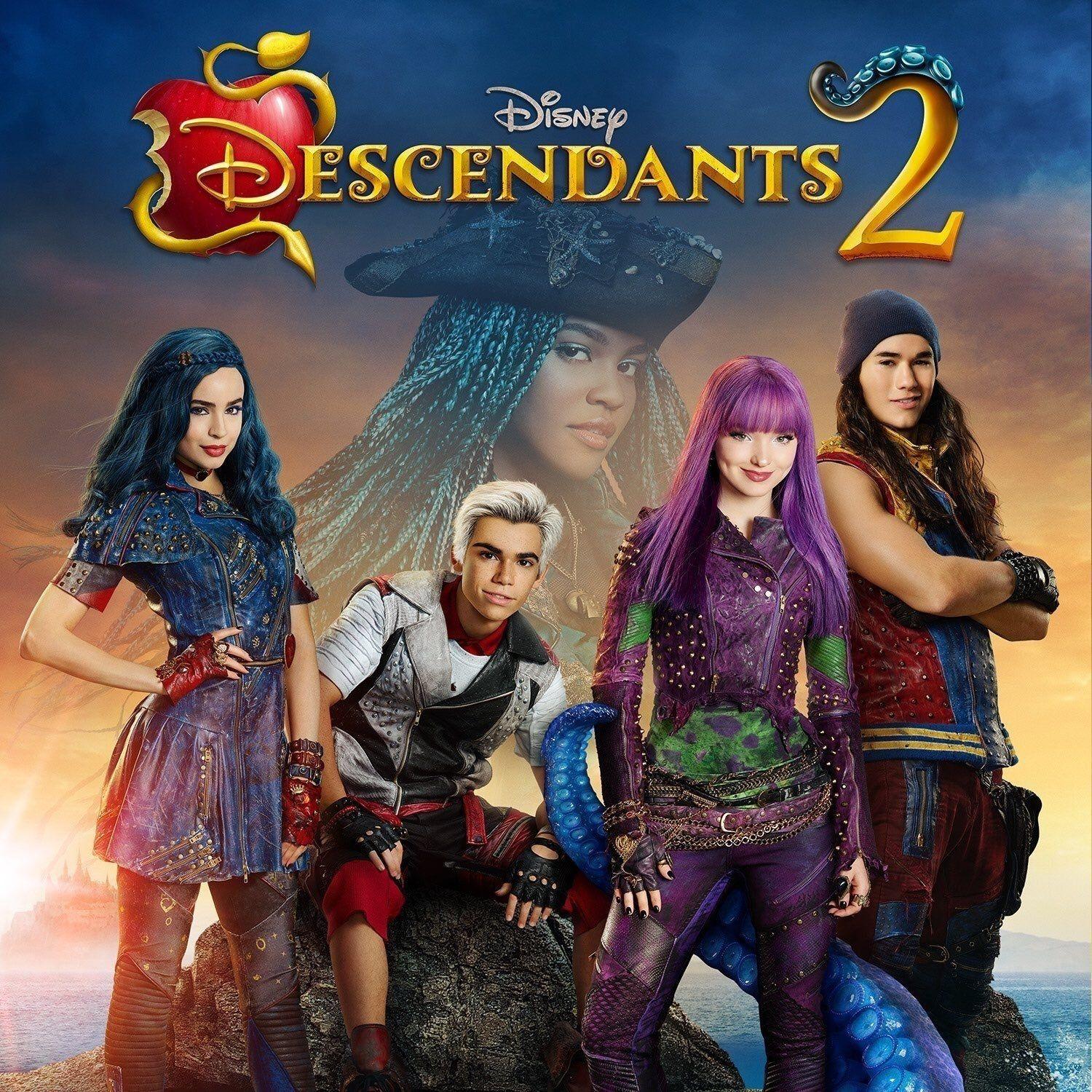 Portada de Álbum "Descendants 2 (Original TV Movie Soundtrack)", de Descendentes (Disney)