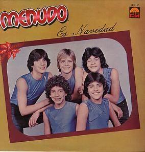 Portada del álbum "Es Navidad", de Menudo