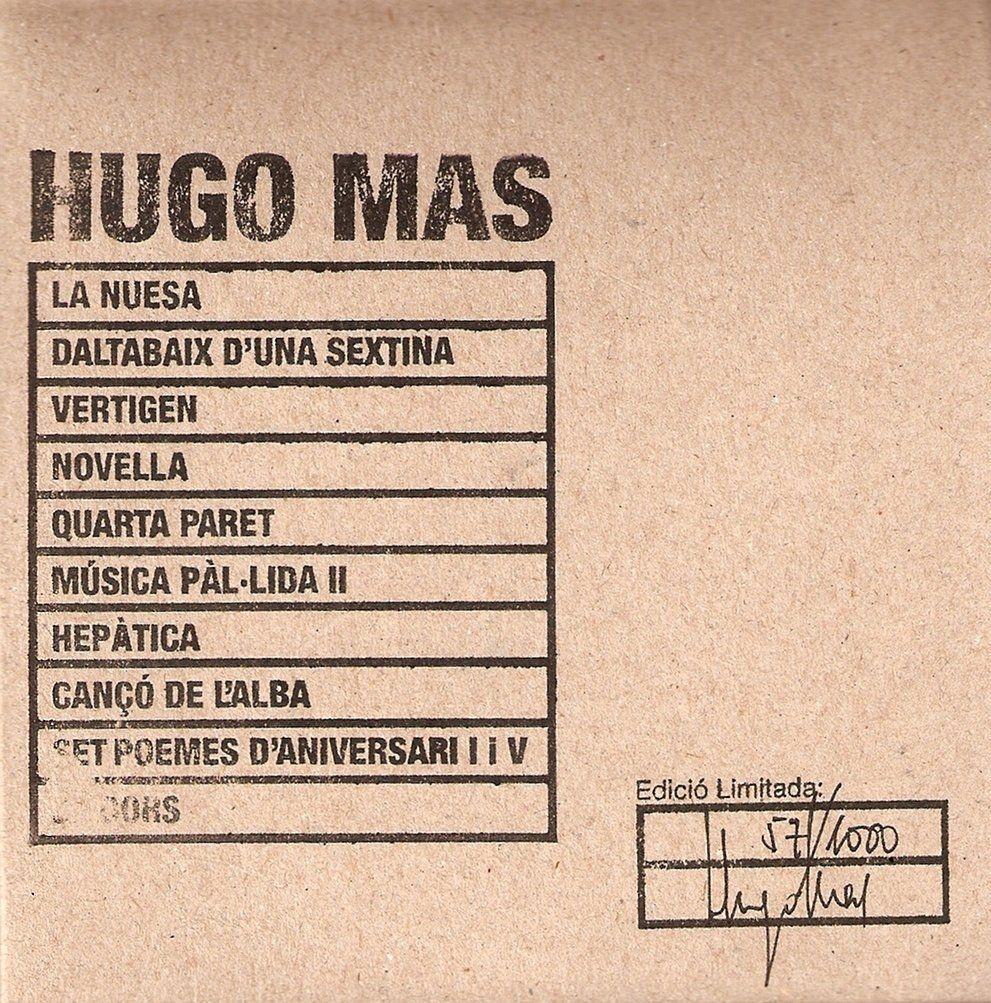 Portada de Álbum "Hugo Mas", de Hugo Mas
