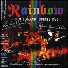 Capa do Álbum "Deutschland Tournee 1976", de Rainbow