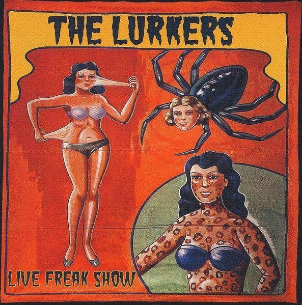 Portada de Álbum "Live Freak Show", de Lurkers