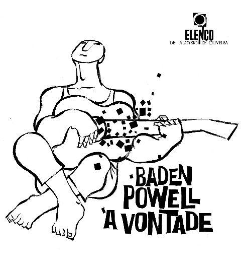 Portada del álbum "A Vontade", de Baden Powell