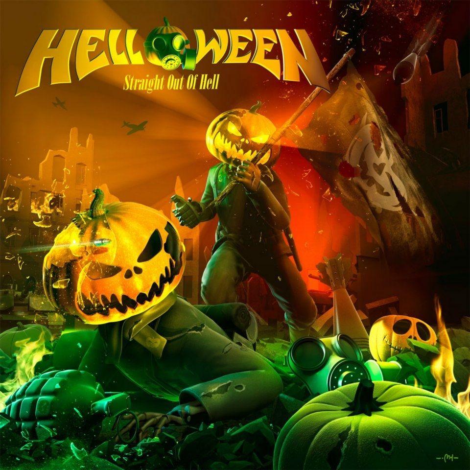 Portada de Álbum "Straight Out Of Hell", de Helloween