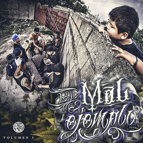 Capa do Álbum "Mal Ejemplo, Vol. 3", de La Santa Grifa