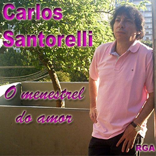 Portada de Álbum "O Menestrel do Amor", de Carlos Santorelli