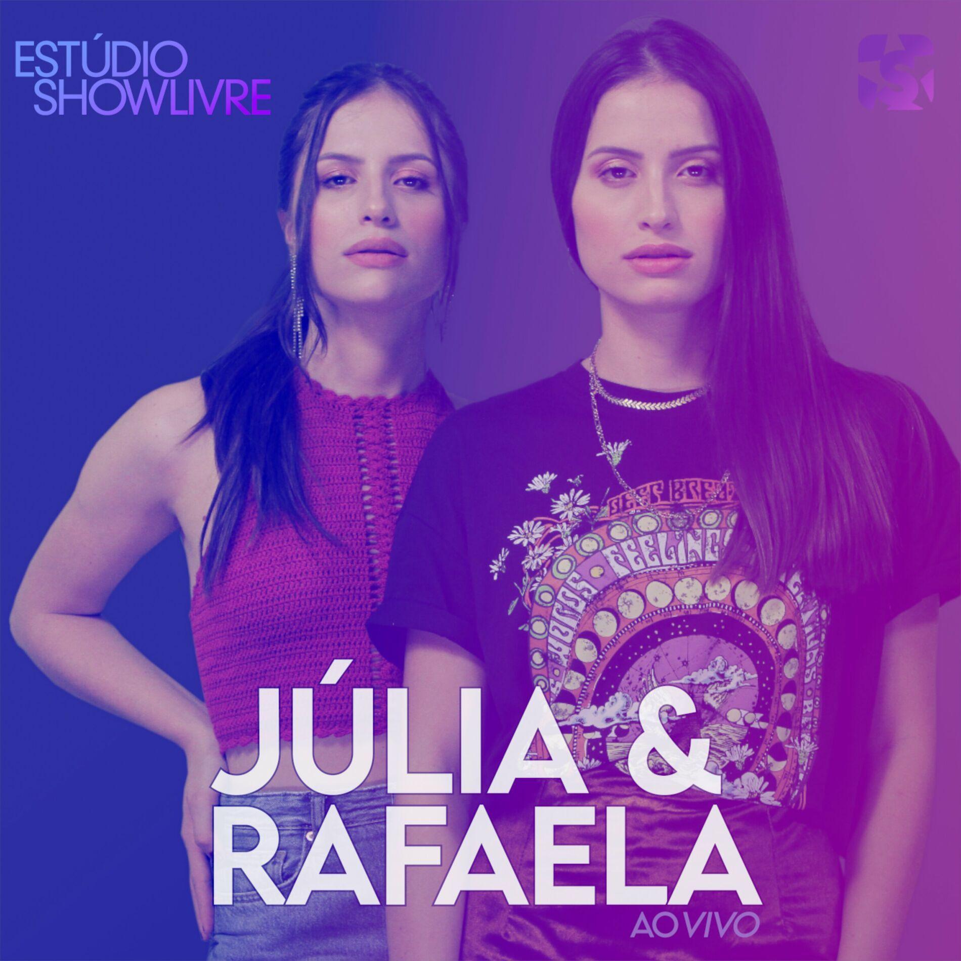 Portada de Álbum "Júlia & Rafaela No Estúdio Showlivre (Ao Vivo)", de Júlia & Rafaela