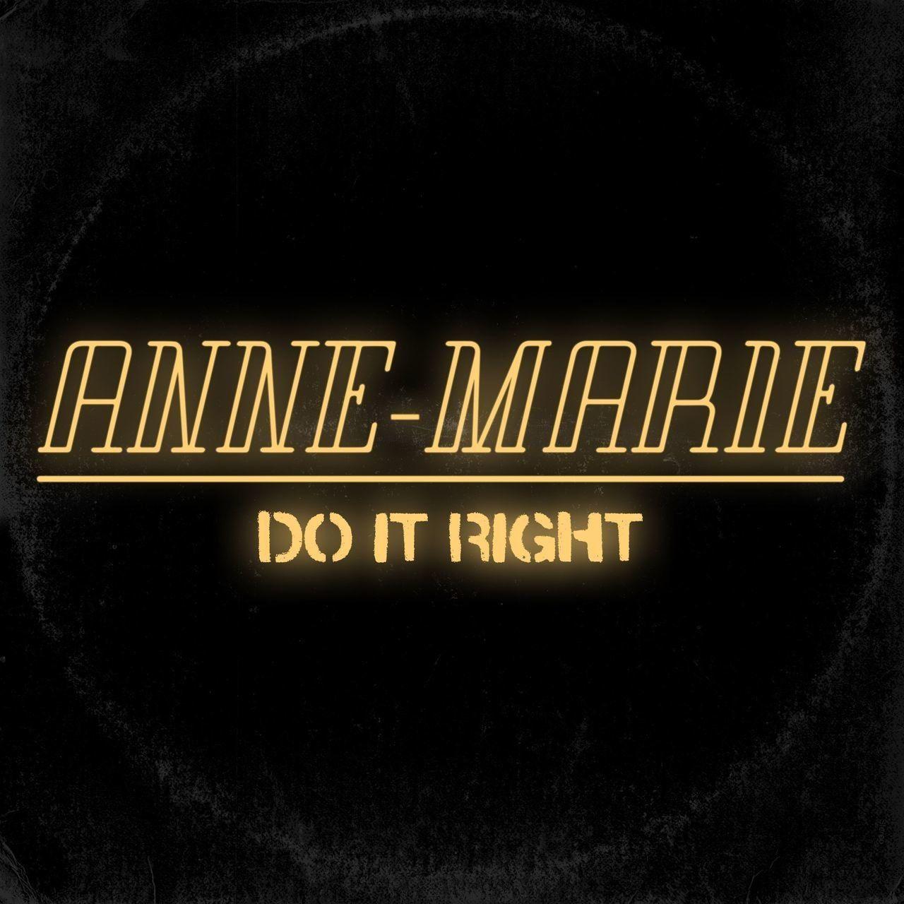 Capa do álbum "Do It Right", de Anne-Marie