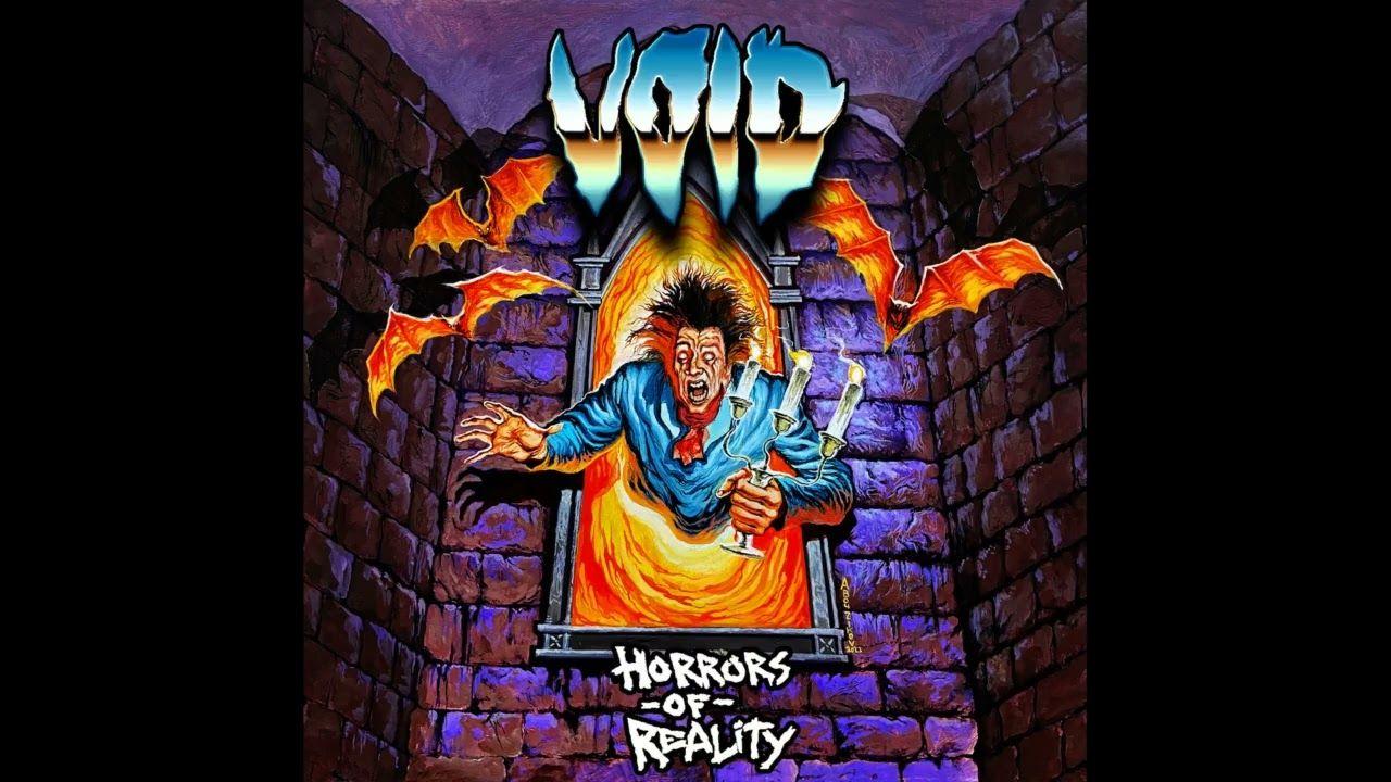 Portada de Álbum "Horrors of Reality", de Void (Thrash Metal Band)