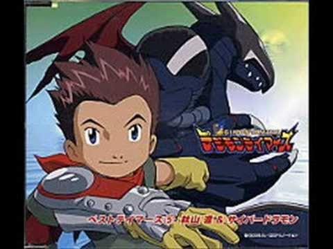 Portada de Álbum "Digimon Tamers Best Tamers (5) Akiyama Ryou & Cyberdramon", de Digimon