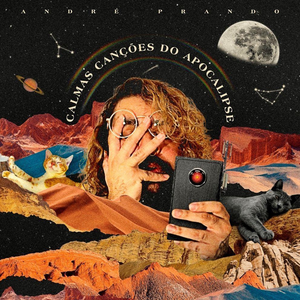 Portada de Álbum "Calmas Canções do Apocalipse", de André Prando