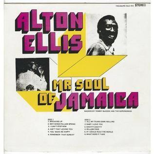 Portada de Álbum "Mr Soul Of Jamaica", de Alton Ellis