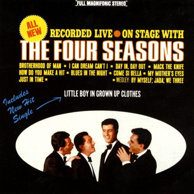 Capa do Álbum "On Stage With The Four Seasons", de The Four Seasons