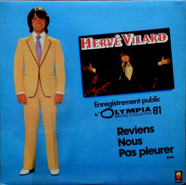 Capa do Álbum "L'Olympia 81", de Hervé Vilard