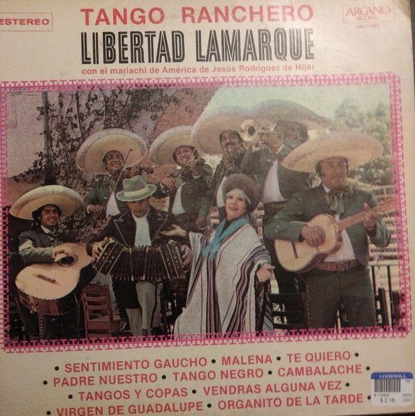 Portada del álbum "Tango Ranchero", de Libertad Lamarque