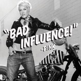 Capa do álbum "Bad Influence", de P!nk