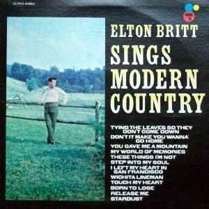 Capa do Álbum "Sings Modern Country", de Elton Britt