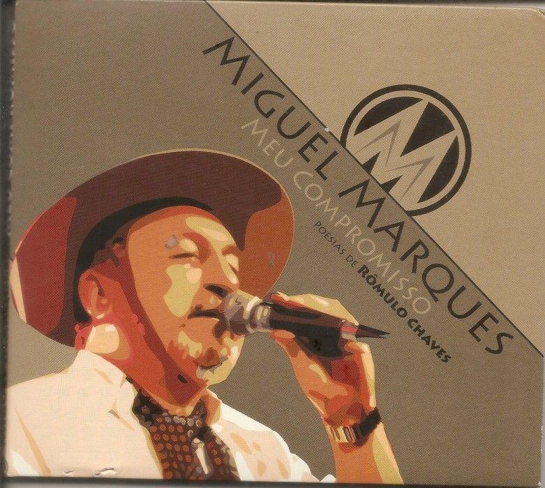 Portada de Álbum "Meu Compromisso - Poemas de Rômulo Chaves", de Miguel Marques