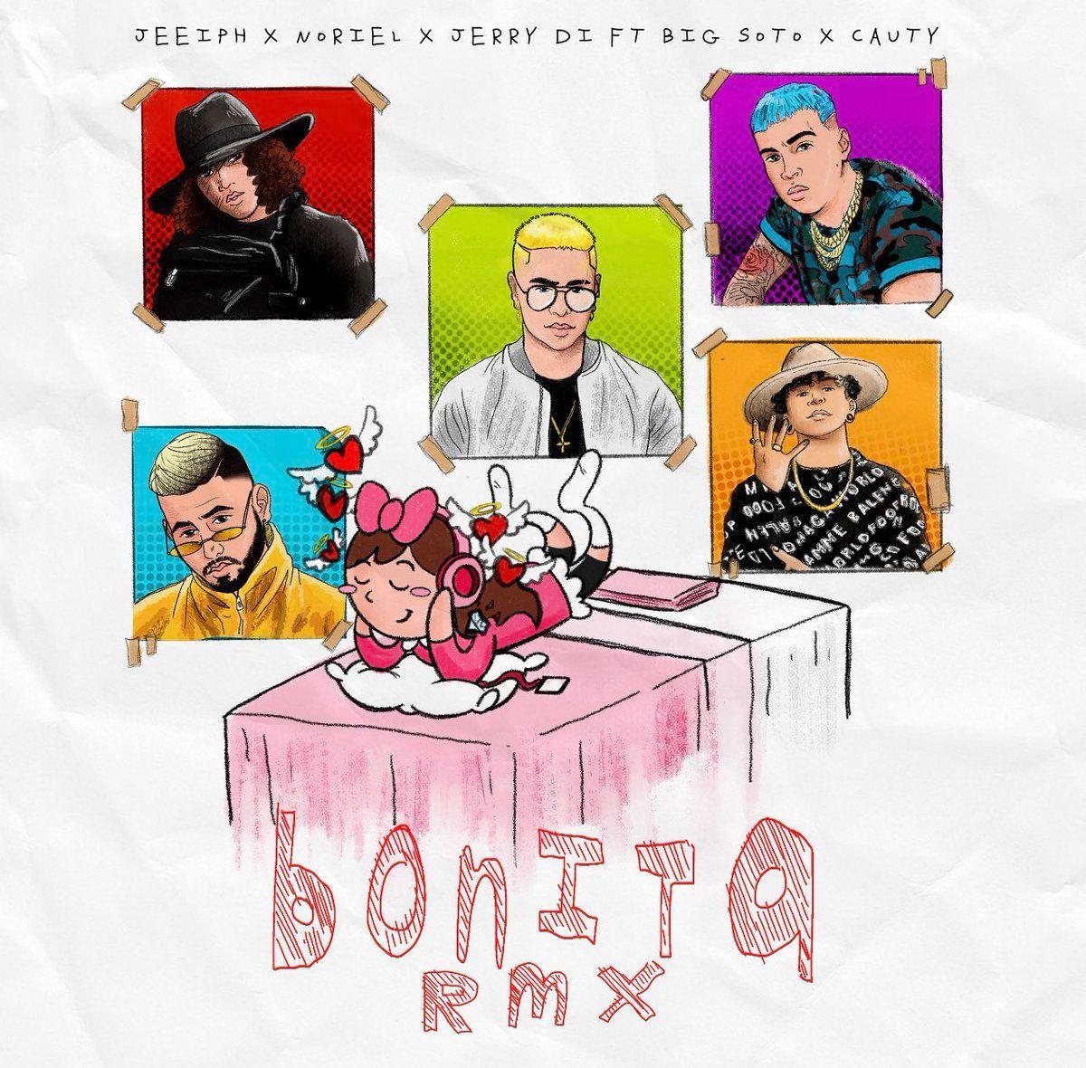 Portada de Sencillo/EP "Bonita (Remix)", de Jeeiph