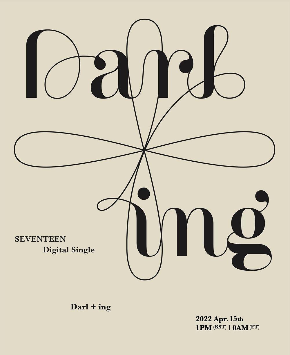 Portada del álbum "Darl+ing", de SEVENTEEN