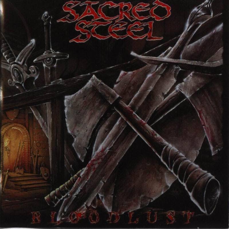 Album cover of "Bloodlust" by Sacred Steel