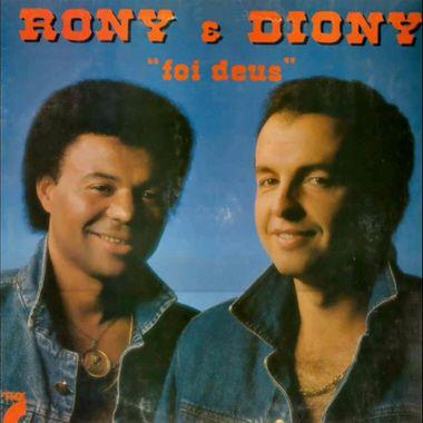 Portada de Álbum "Foi Deus", de Rony e Diony