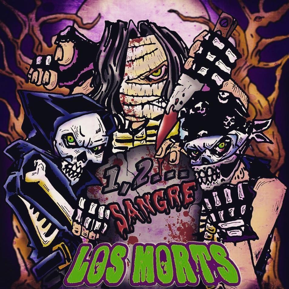 Portada de Sencillo/EP "1, 2... Sangre", de Los Morts