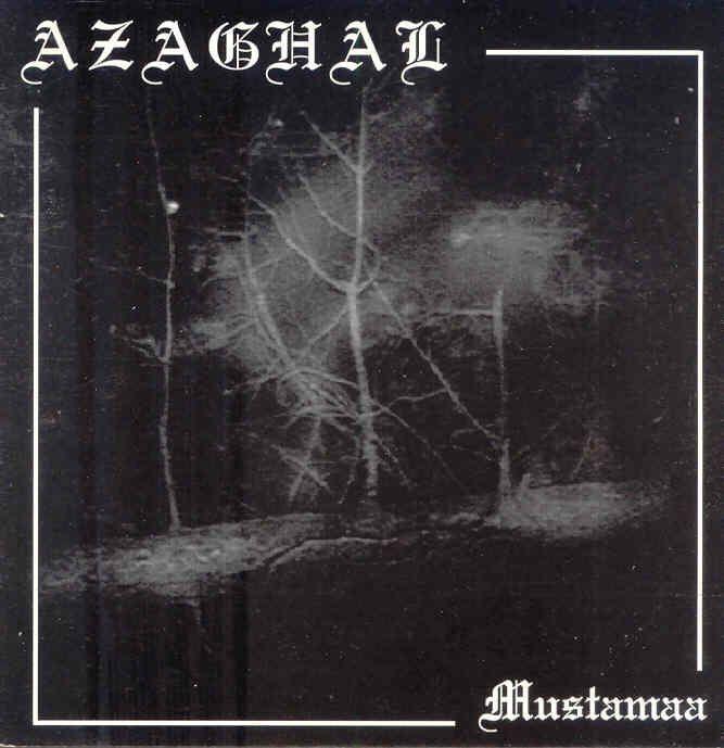 Portada del álbum "Mustamaa", de Azaghal