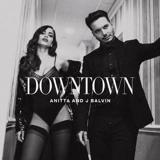 Capa do álbum "Downtown", de J Balvin