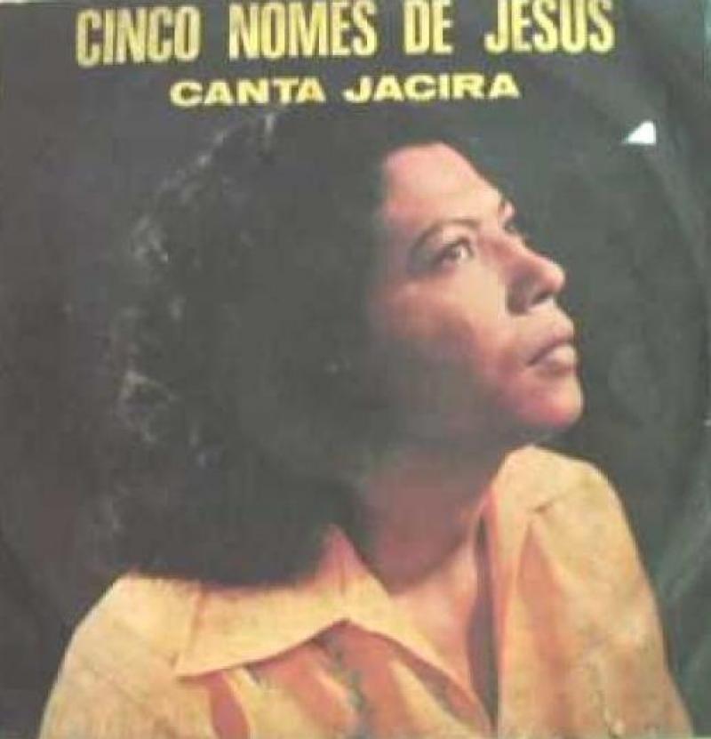 Portada de Álbum "Cinco Nomes de Jesus", de Jacira Silva