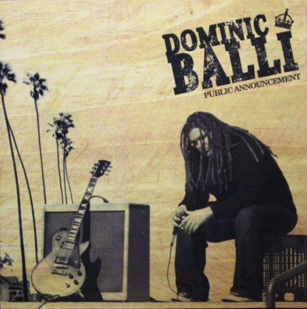 Portada de Álbum "Public Announcement", de Dominic Balli