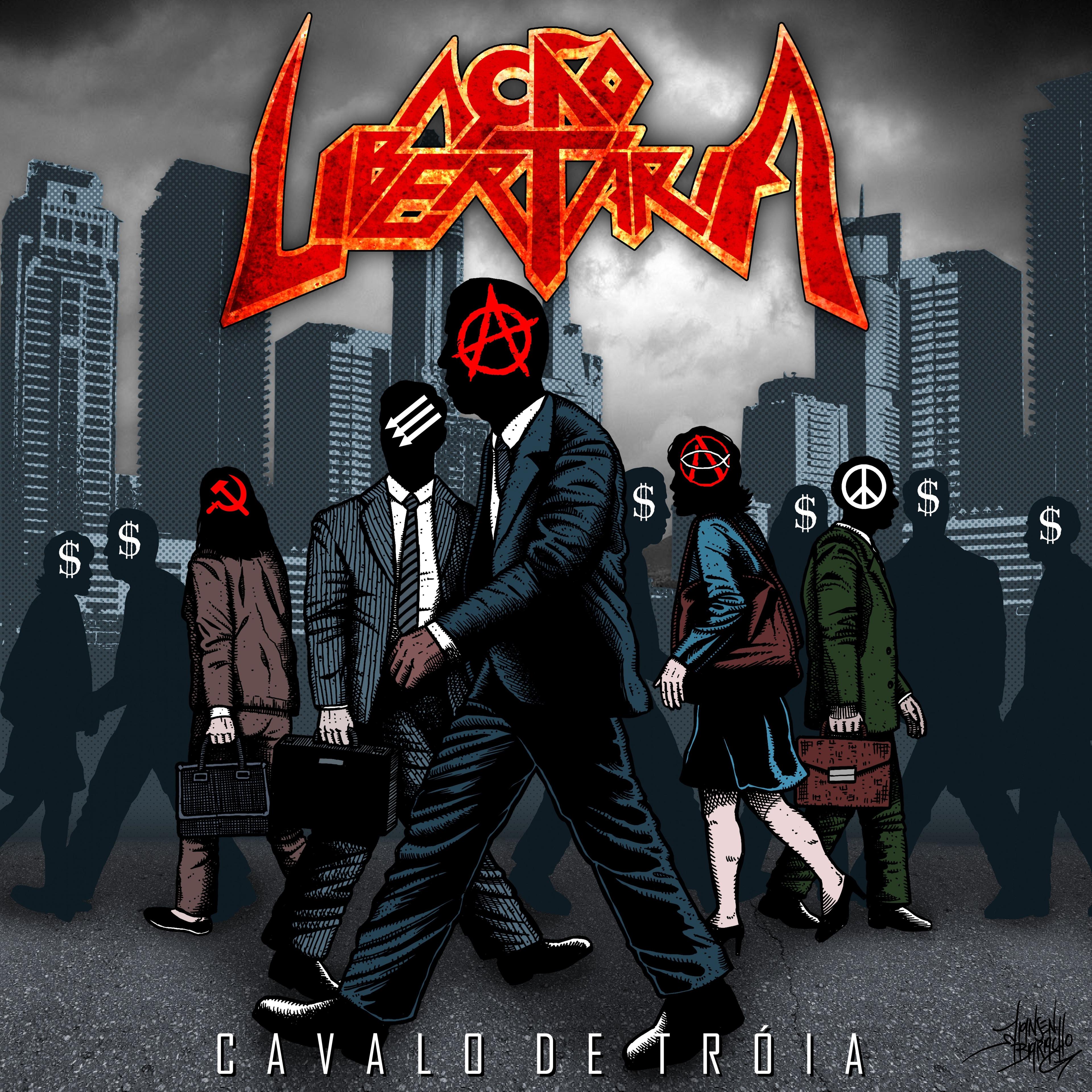 Portada de Álbum "Cavalo de Tróia", de Ação Libertária