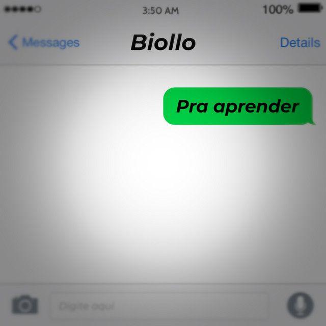 Capa do álbum "Pra Aprender ", de Biollo