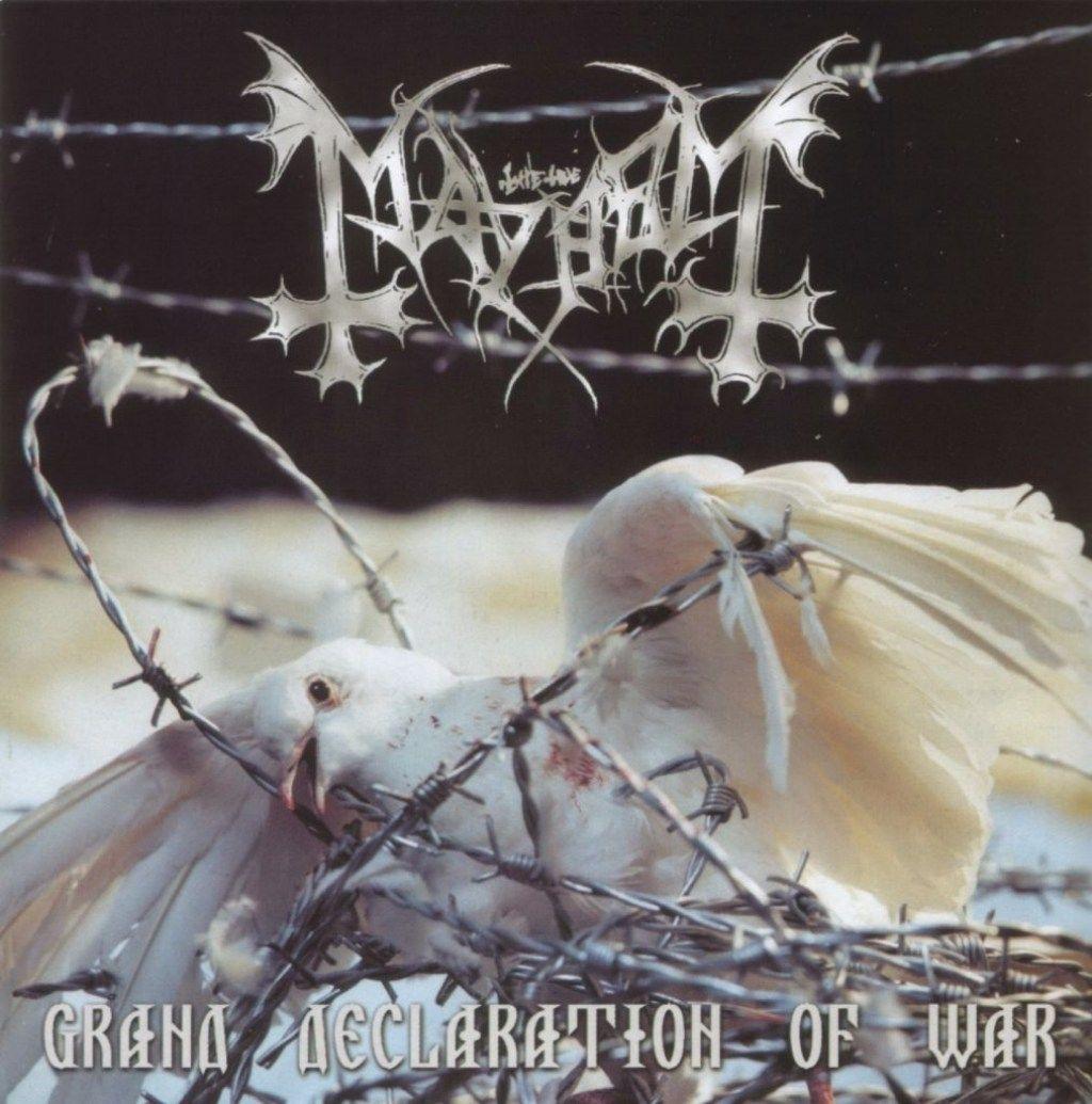 Portada de Álbum "Grand Declaration Of War", de Mayhem