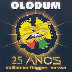 Portada de Álbum "25 Anos de Samba-Reggae: ao Vivo", de Olodum