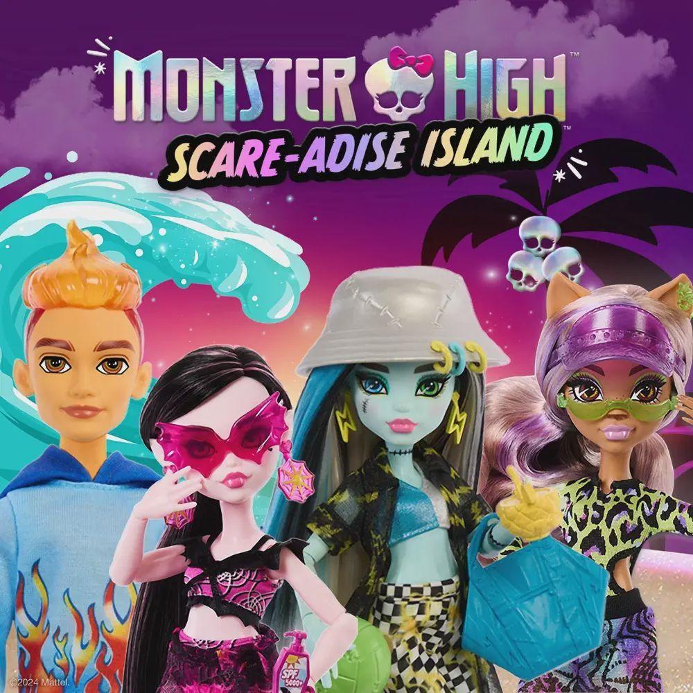 Capa do álbum "Scare-adise Island", de Monster High