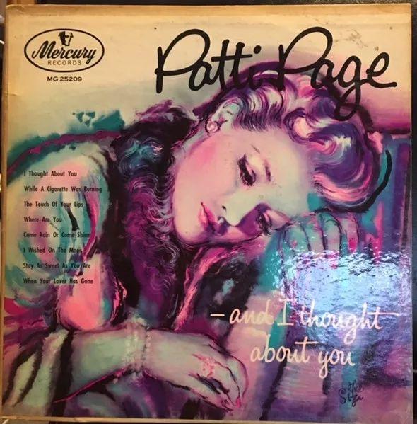 Portada de Álbum "…And i Thought About You", de Patti Page