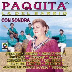 Portada de Álbum " Con Sonora", de Paquita La Del Barrio